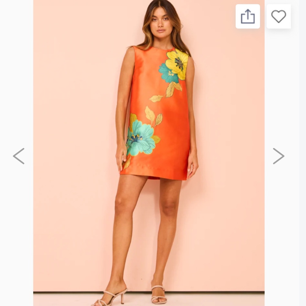 Alemais Piato Mini Dress In Marigold